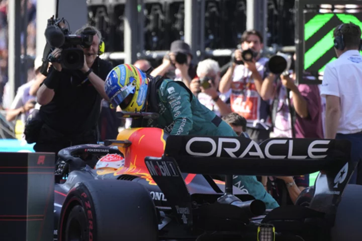 Verstappen takes pole for Monaco Grand Prix ahead of Alonso as Perez crashes