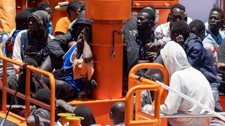 Hundreds of migrants rescued off Canary Islands