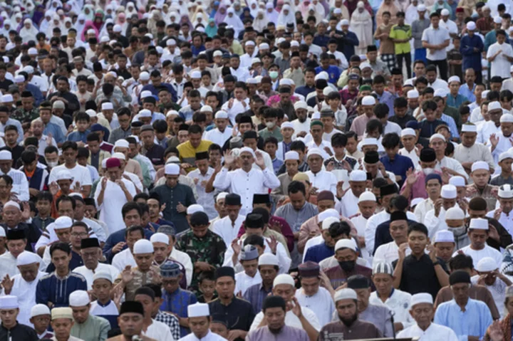 Indonesia's Muslims celebrate Eid al-Adha with feasts after disease last year disrupted rituals