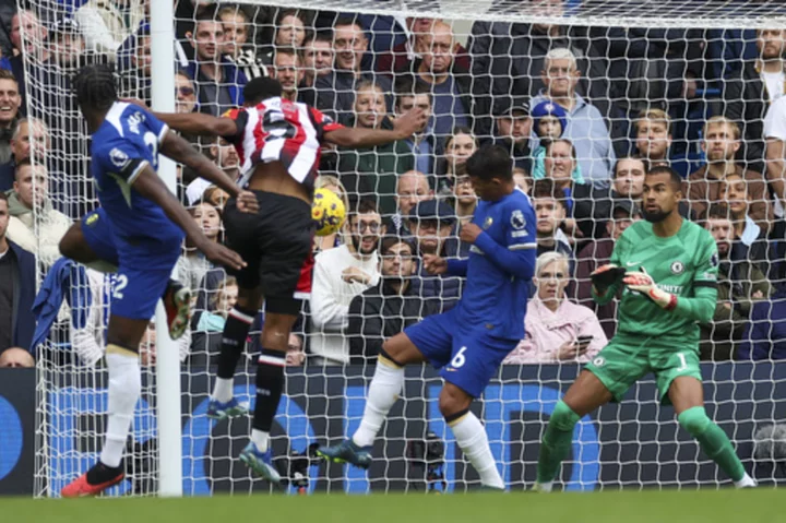 Brentford beats Chelsea 2-0 to win at Stamford Bridge for 3rd straight season in Premier League