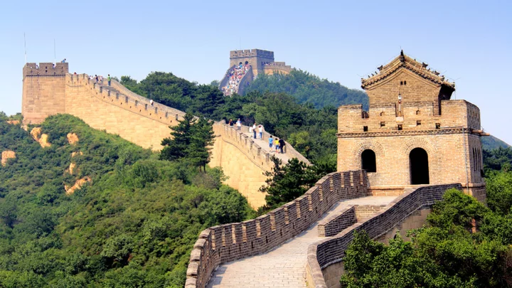 China's Great Wall damaged by workers looking for shortcut