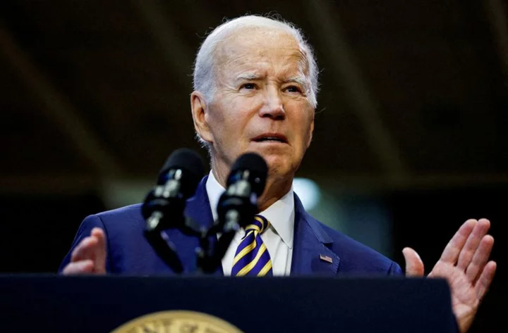 Biden says he can't stop US funds directed for border wall