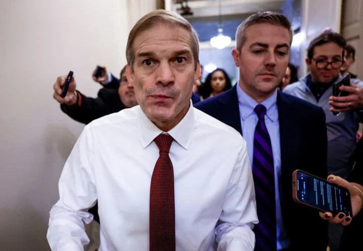 Hardline Republican Jim Jordan makes grab for US House speaker's gavel